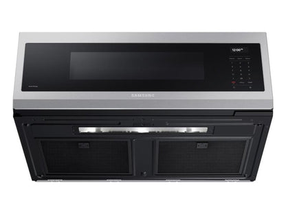 Samsung 30" 1.1 Cu. Ft. Smart Over-the-Range Microwave with Wi-Fi, Voice Control, and Superior Hood Performance in Stainless Steel - ME11A7710DS-KT