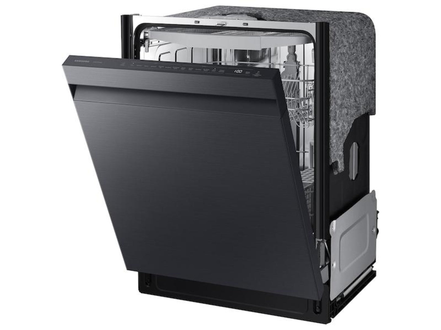 SAMSUNG AutoRelease Smart 46dBA Dishwasher with StormWash(TM) in Matte Black Steel - DW80CG5450MT-KT