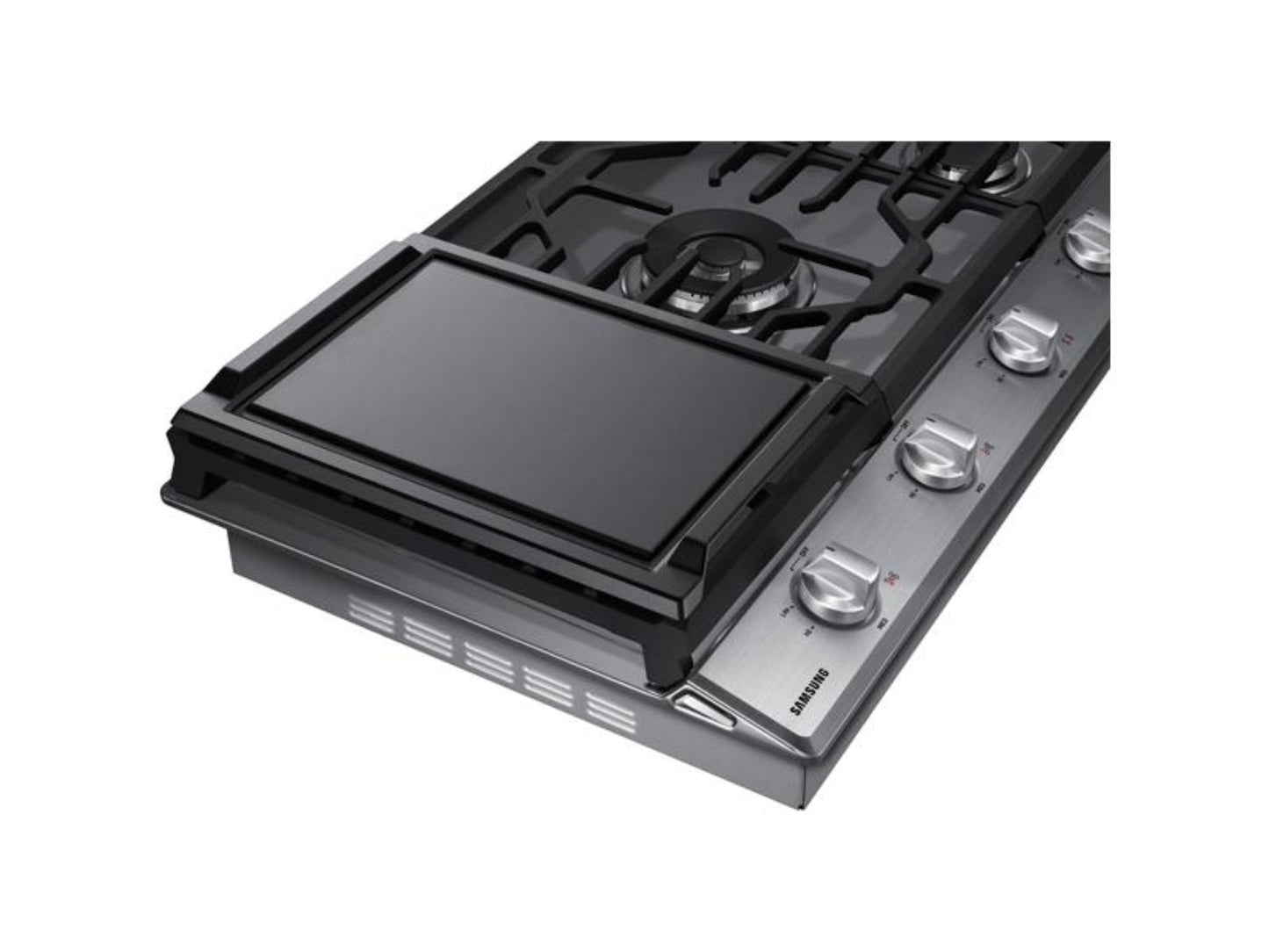 SAMSUNG NA36N6555TS 36" Smart Gas Cooktop with Illuminated Knobs in Stainless Steel - NA36N6555TS-KT