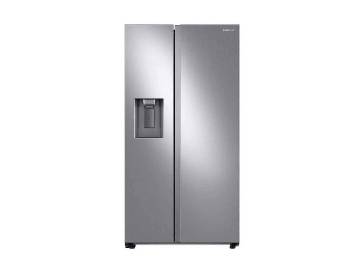SAMSUNG  22 cu. ft. Counter Depth Side-by-Side Refrigerator in Stainless Steel - RS22T5201SR-KT