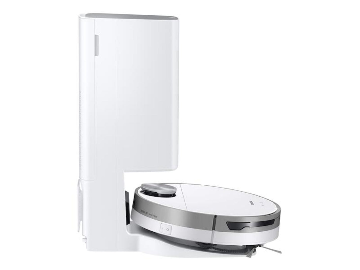 SAMSUNG Jet Bot+ Robot Vacuum Cleaner w/ Clean Station, Automatic Emptying, Precision Cleaning, 5-Layer Filter, Intelligent Power Control for Hardwood Floors, Carpets, Area Rugs, VR30T85513W, White - VR30T85513W-KT