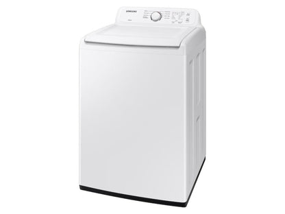 SAMSUNG 4.1 cu. ft. Capacity Top Load Washer with Soft-Close Lid and 8 Washing Cycles in White - WA41A3000AW-KT