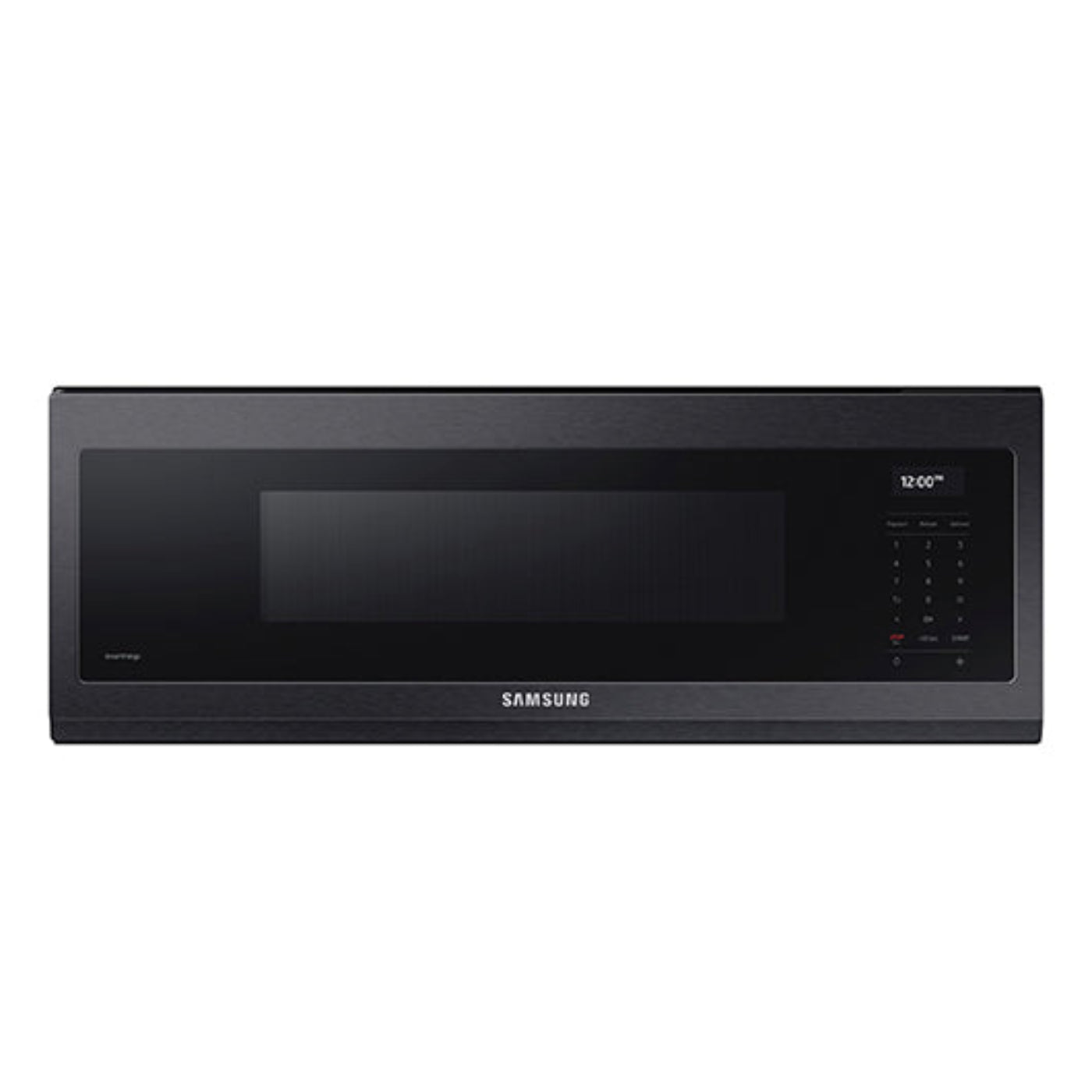 Samsung 1.1 CF SMART OTR WITH WIFI VOICE CONTROL AND SUPERIOR HOOD PERFORMANCE POWER BLACK STAINLESS STEEL - ME11A7710DG-KT