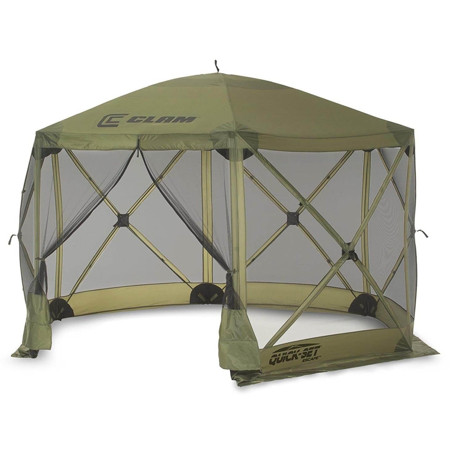 Clam Quick Set Escape Portable Canopy Shelter with Wind & Sun Panels, (2 pack) - 149111