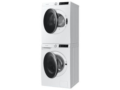SAMSUNG 2.5 cu. ft. Compact Front Load Washer with AI Smart Dial and Super Speed Wash in White - WW25B6900AW-KT