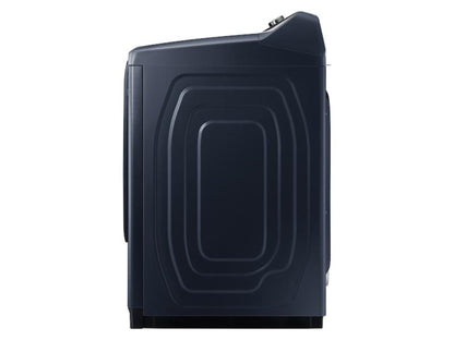 SAMSUNG 7.4 cu. ft. Smart Gas Dryer with Pet Care Dry and Steam Sanitize+ in Brushed Navy  - DVG54CG7150D-KT