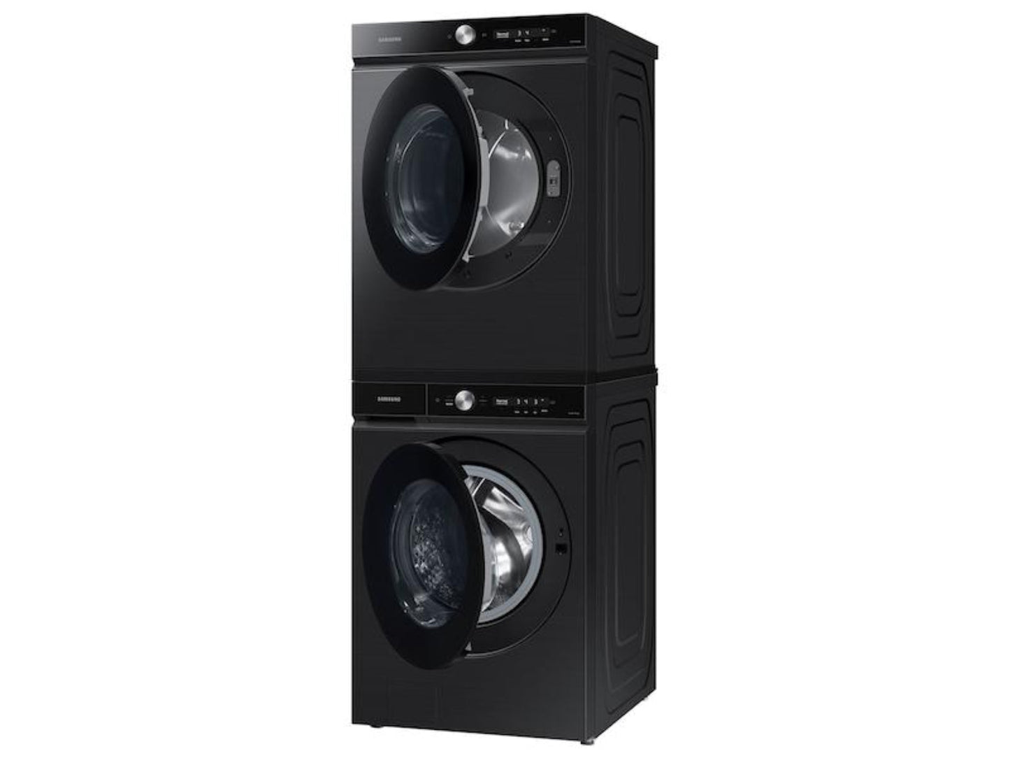 SAMSUNG Bespoke 7.6 cu. ft. Ultra Capacity Electric Dryer with Super Speed Dry and AI Smart Dial in Brushed Black - DVE53BB8700VA3-KT