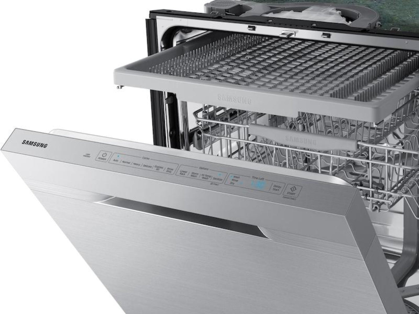 SAMSUNG StormWash(TM) 48 dBA Dishwasher in Stainless Steel - DW80R5060US-KT