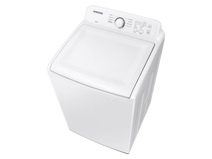 SAMSUNG 4.1 cu. ft. Capacity Top Load Washer with Soft-Close Lid and 8 Washing Cycles in White - WA41A3000AW-KT