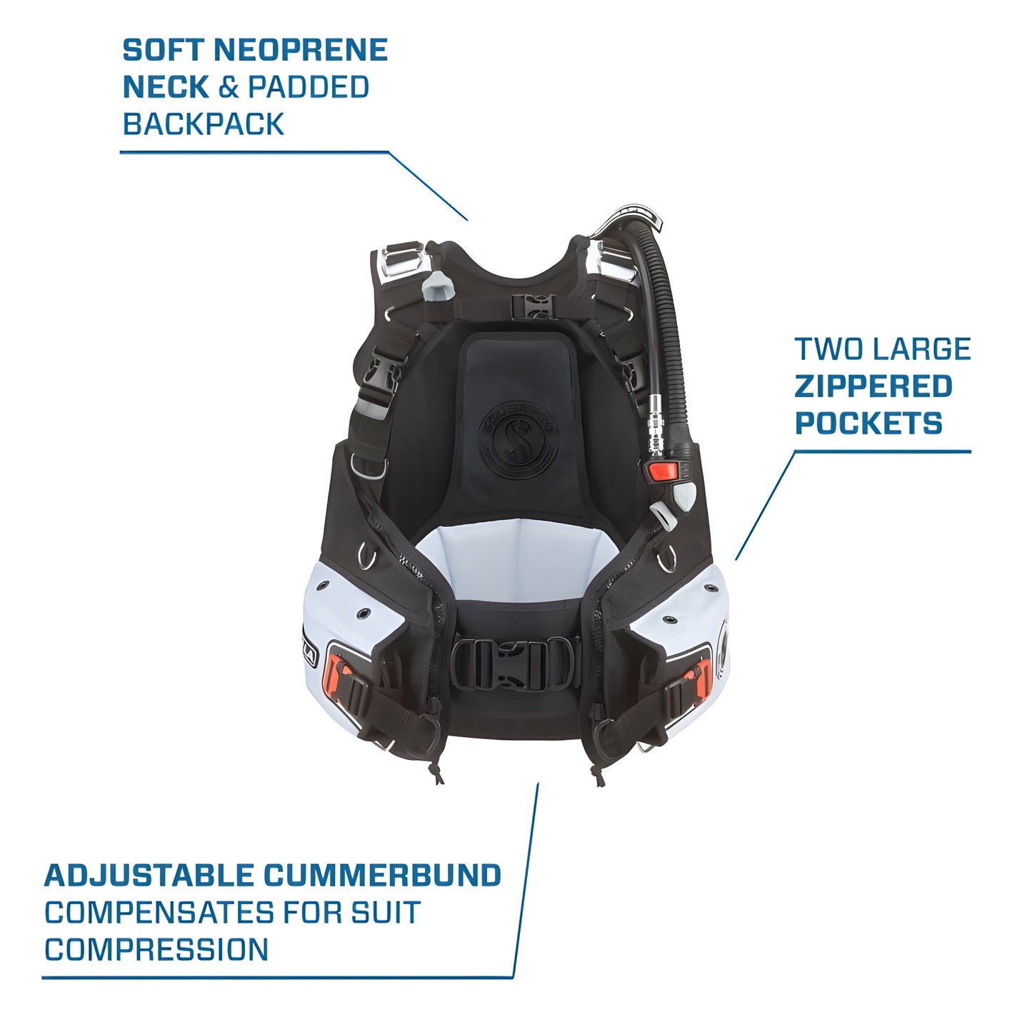 Scubapro Bella 2023 Womens BCD with Balanced Inflator - BCD405 01-XS