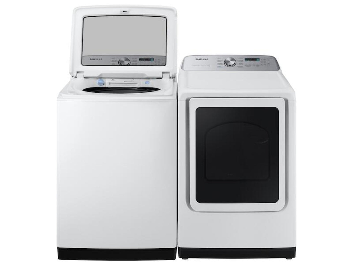 SAMSUNG 7.4 CF SMART ELECTRIC DRYER W STEAM SANITIZE+ - DVE52A5500W-KT