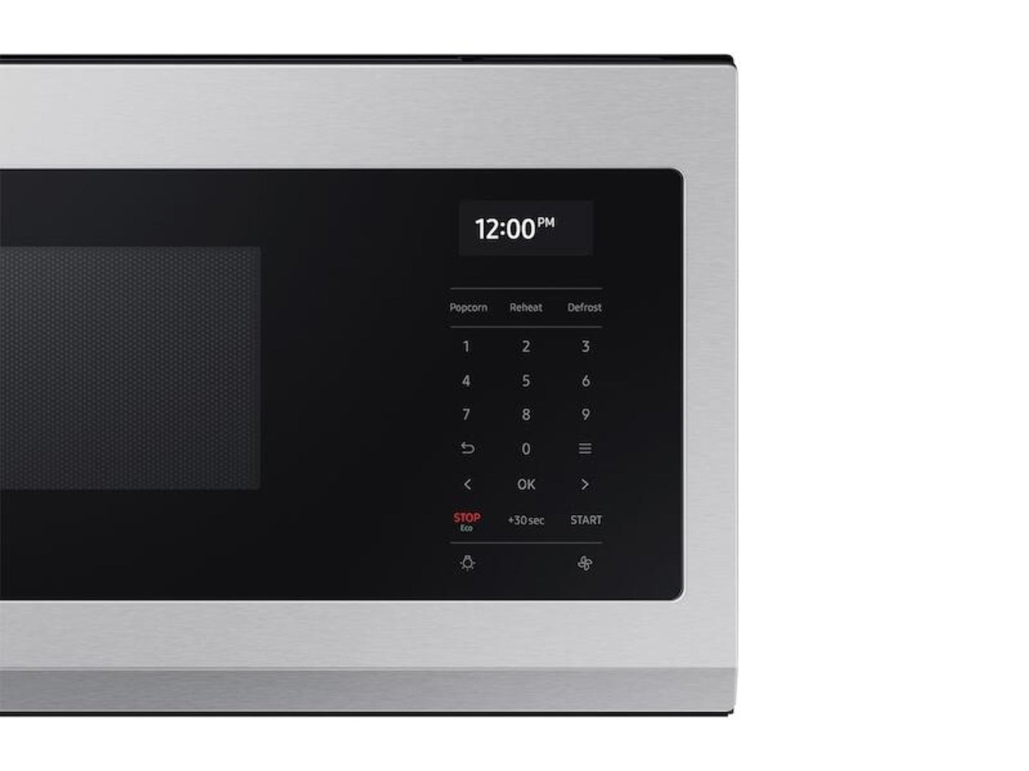 Samsung 30" 1.1 Cu. Ft. Smart Over-the-Range Microwave with Wi-Fi, Voice Control, and Superior Hood Performance in Stainless Steel - ME11A7710DS-KT