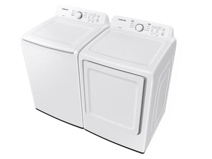 SAMSUNG 4.1 cu. ft. Capacity Top Load Washer with Soft-Close Lid and 8 Washing Cycles in White - WA41A3000AW-KT
