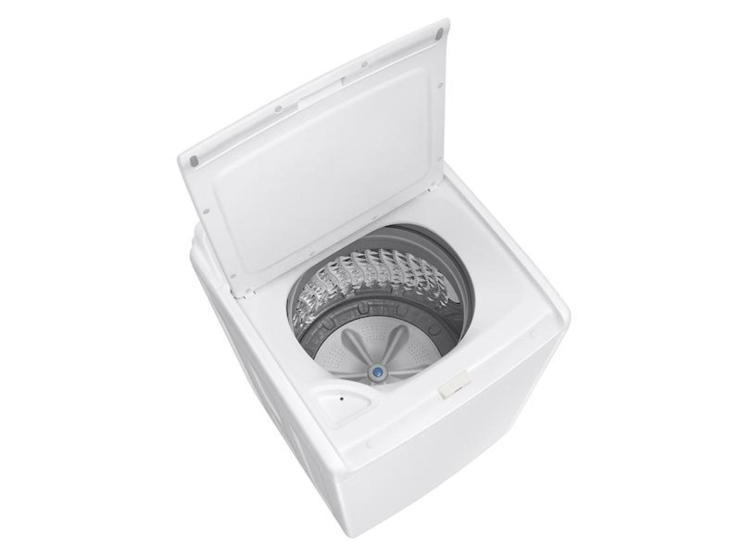 SAMSUNG 4.1 cu. ft. Capacity Top Load Washer with Soft-Close Lid and 8 Washing Cycles in White - WA41A3000AW-KT