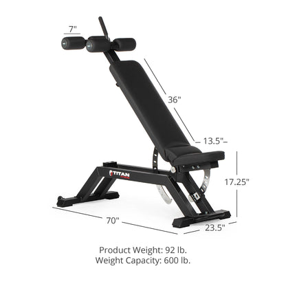 Titan fitness TITAN Series Adjustable FID Bench - 400554
