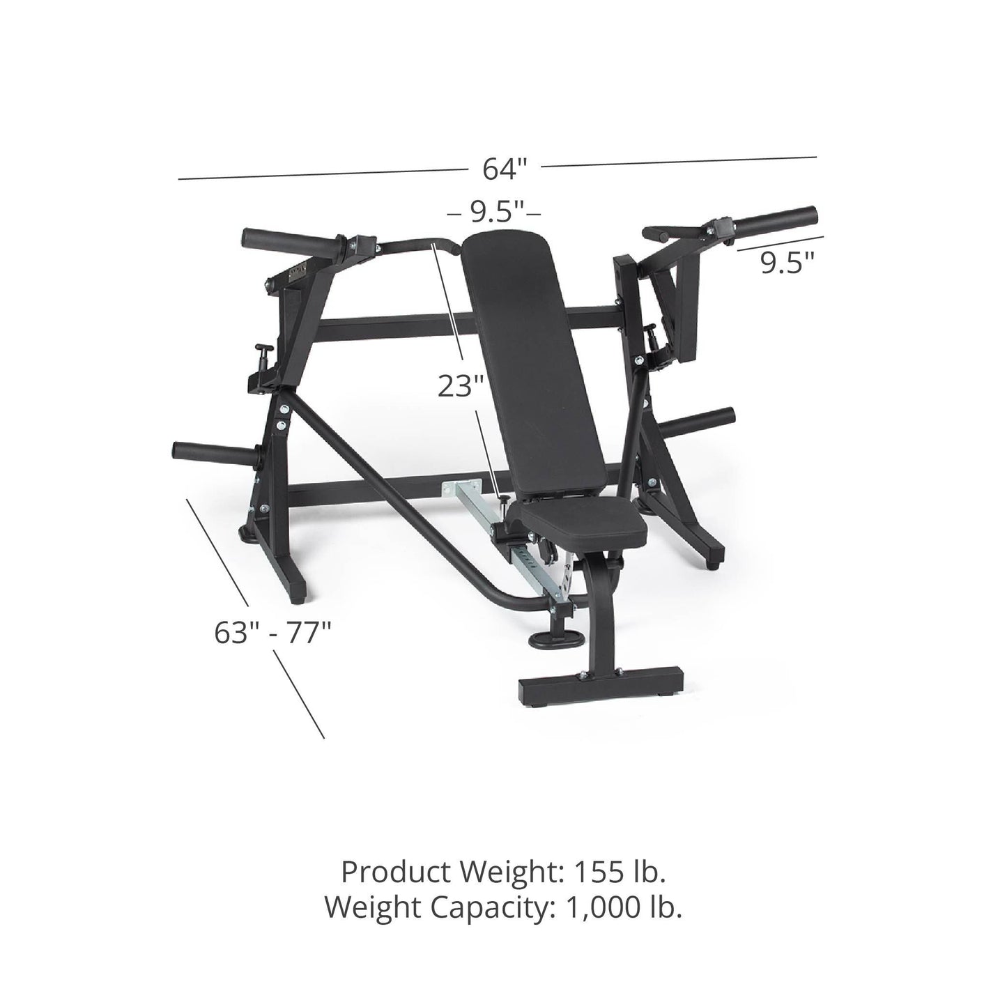 Titan fitness Plate Loaded Chest Press Machine - 400788