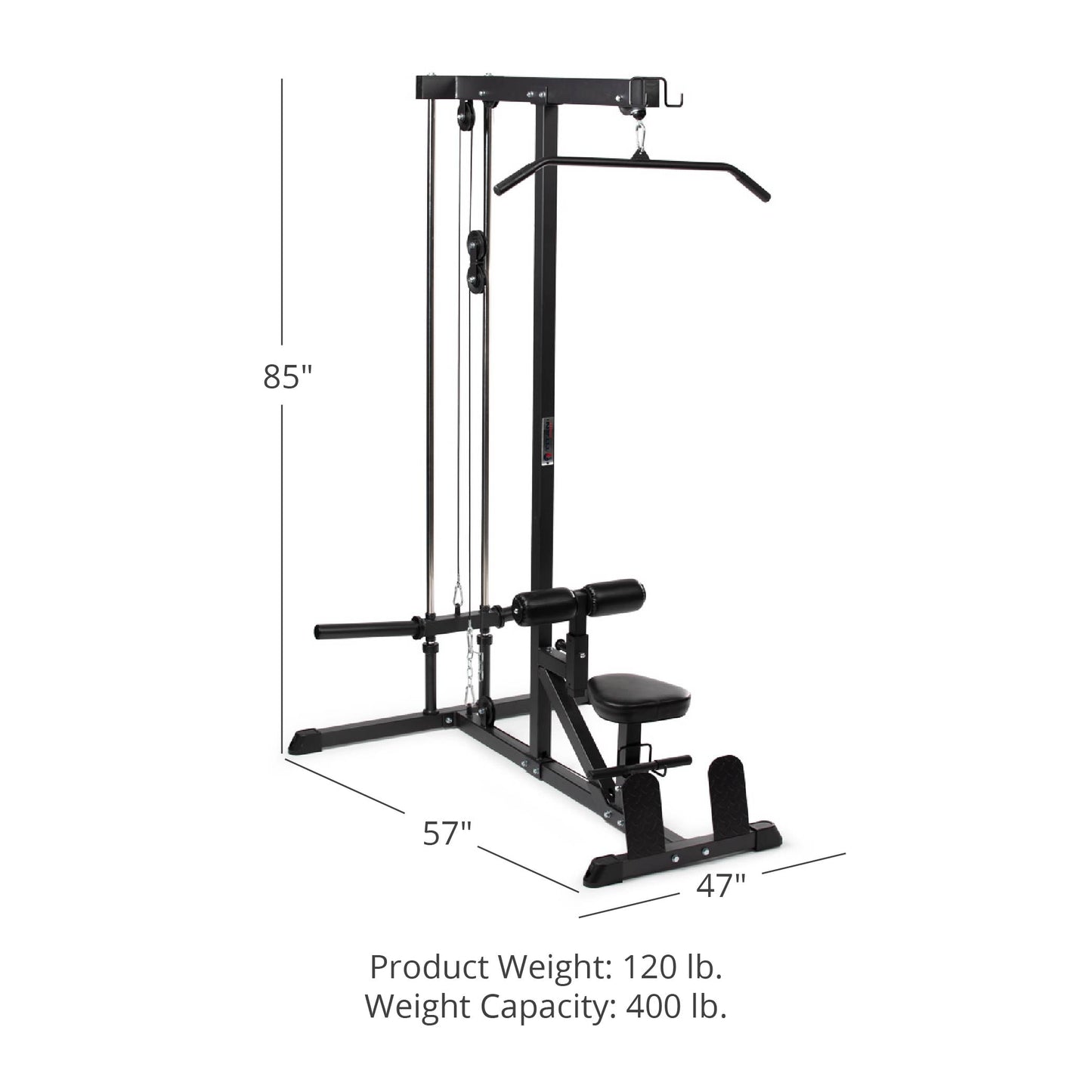 Titan fitness Plate-Loaded Lat Tower V2 - 400895