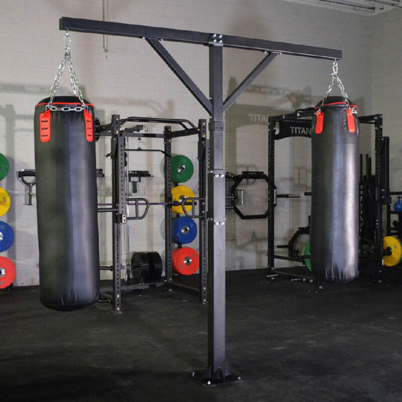 Titan fitness Dual Station Heavy Bag Boxing Stand - 400957