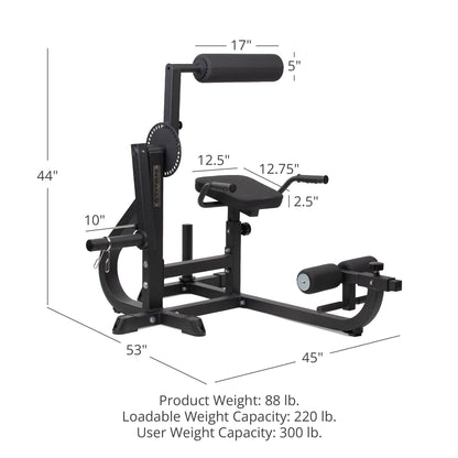 Titan fitness Seated Ab / Back Extension Machine - 400991