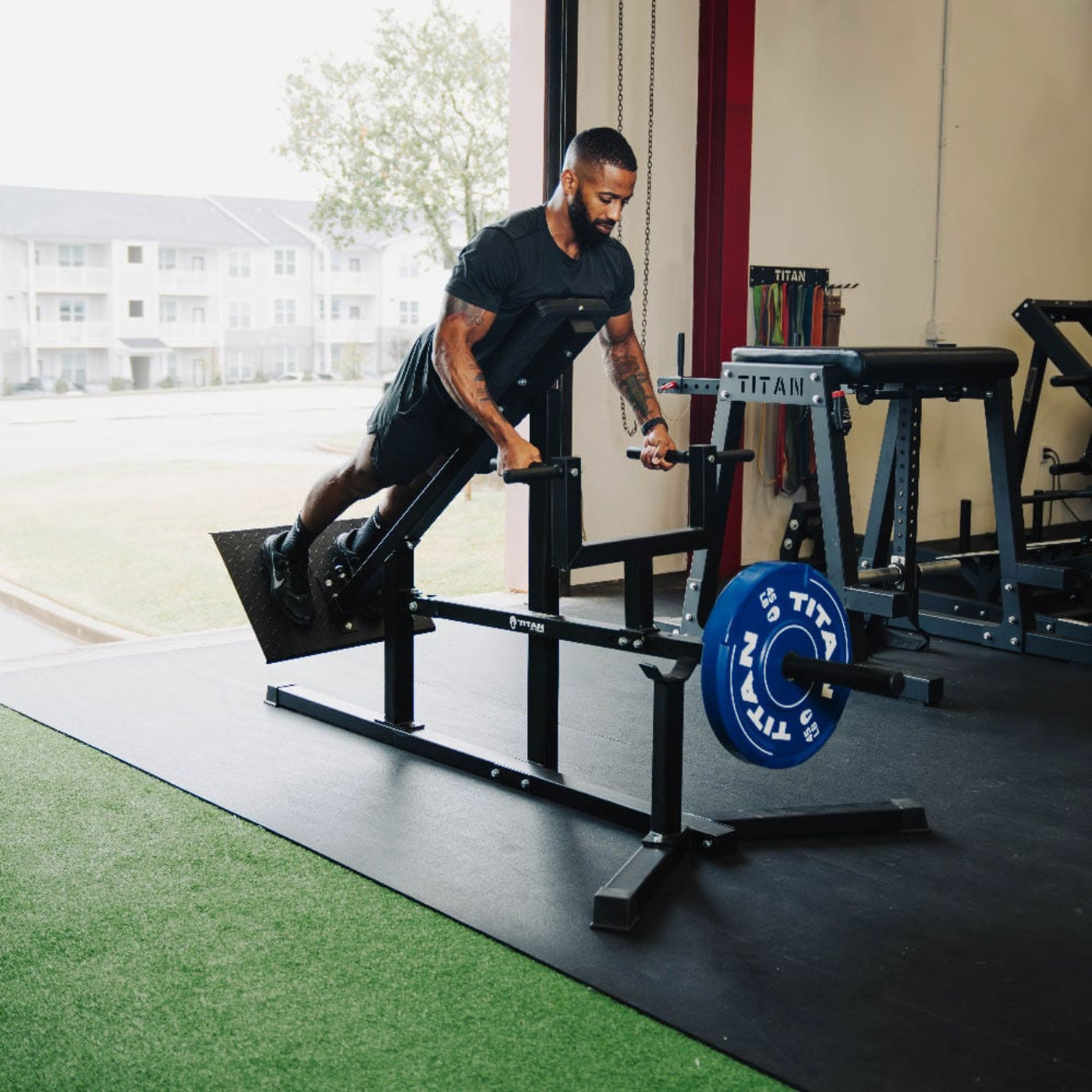 Titan fitness Chest Support T-Bar Row Machine - 401007