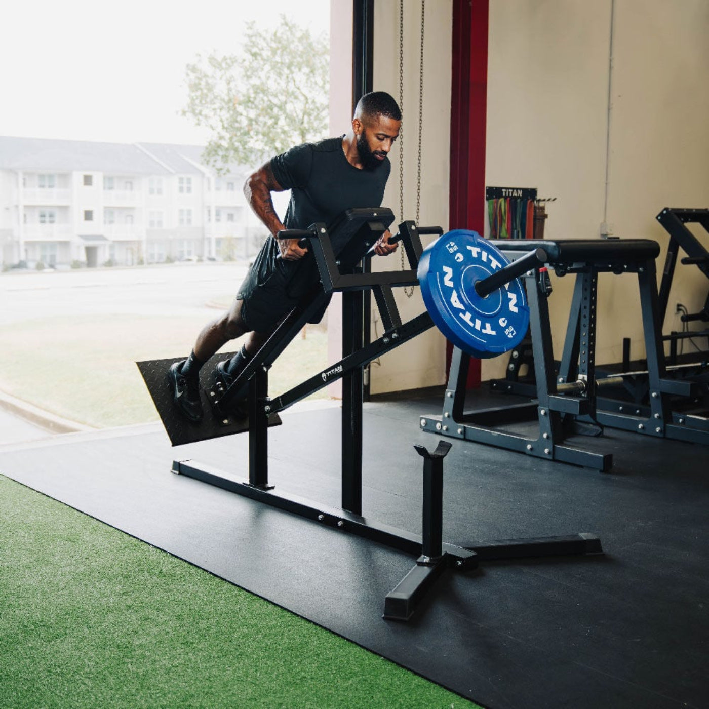 Titan fitness Chest Support T-Bar Row Machine - 401007