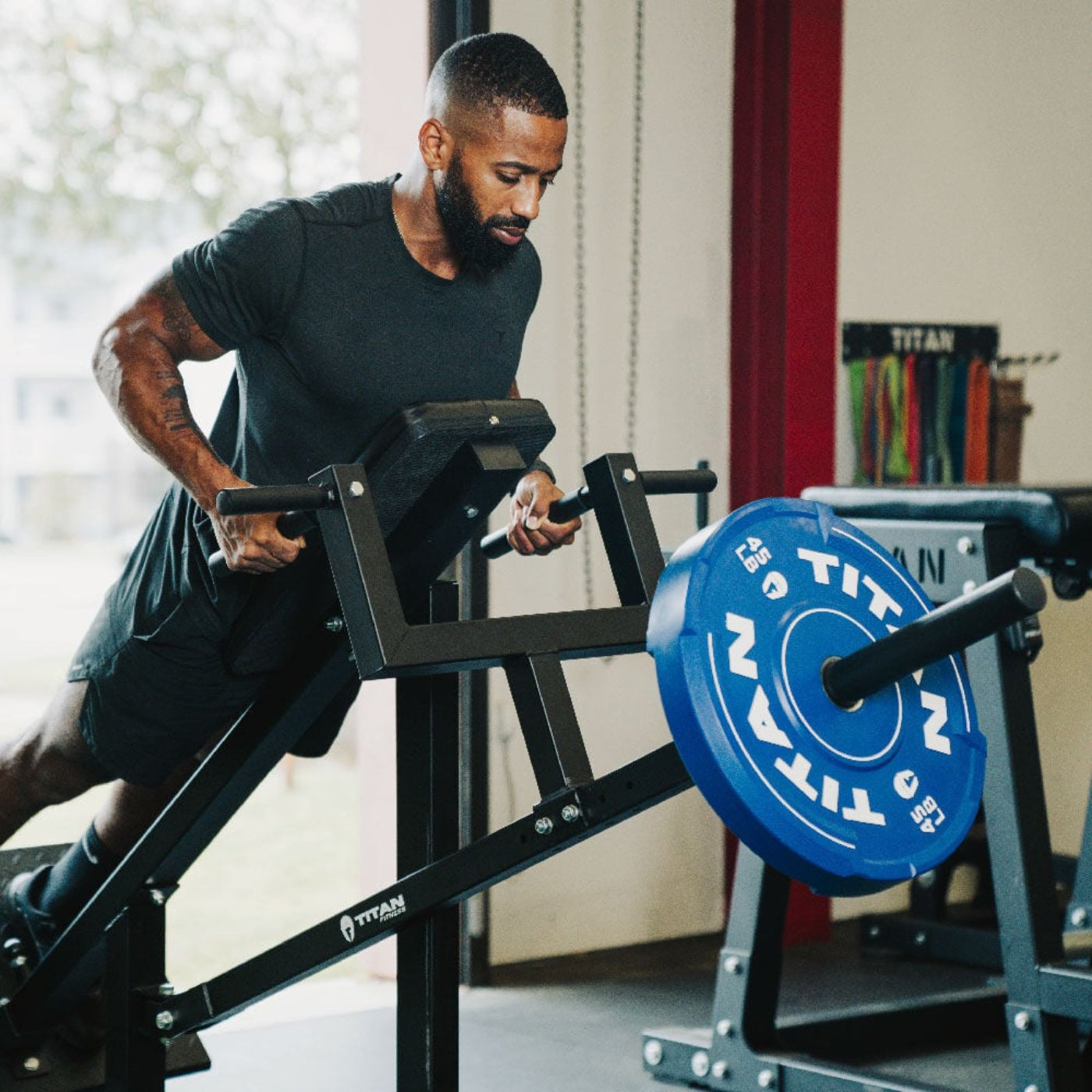 Titan fitness Chest Support T-Bar Row Machine - 401007