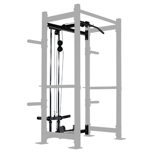 Titan fitness Lat Tower Rack Attachment – T-3 and X-3 Series Bolt Down Power Racks - 401035