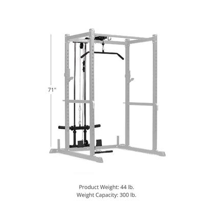 Titan fitness T-2 Series Lat Tower Power Rack Attachment - 401378