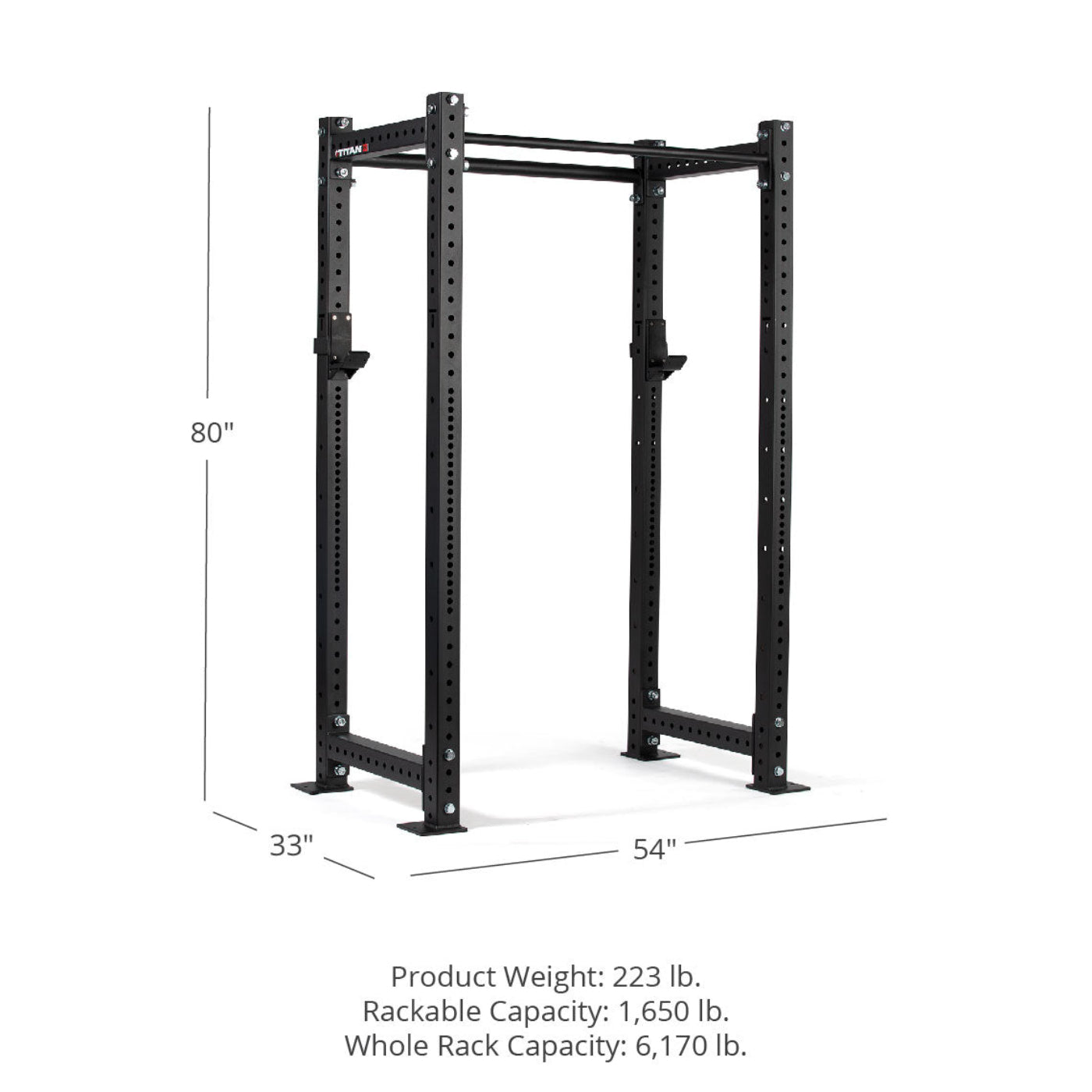 Titan fitness X-3 Series Bolt Down Power Rack - 401387