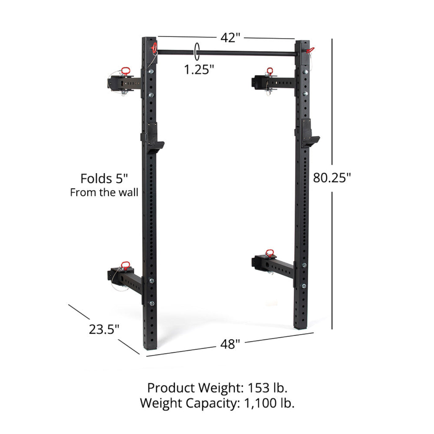 Titan fitness X-3 Series Folding Power Rack - 401394