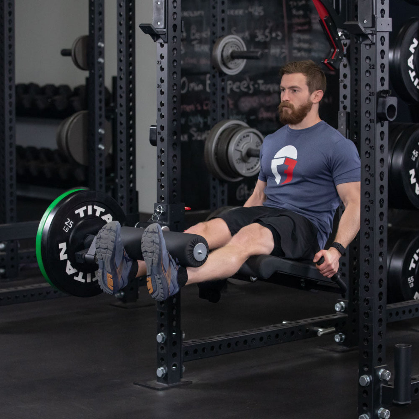 Titan fitness TITAN Series Rack Mounted Leg Curl and Extension - 401423