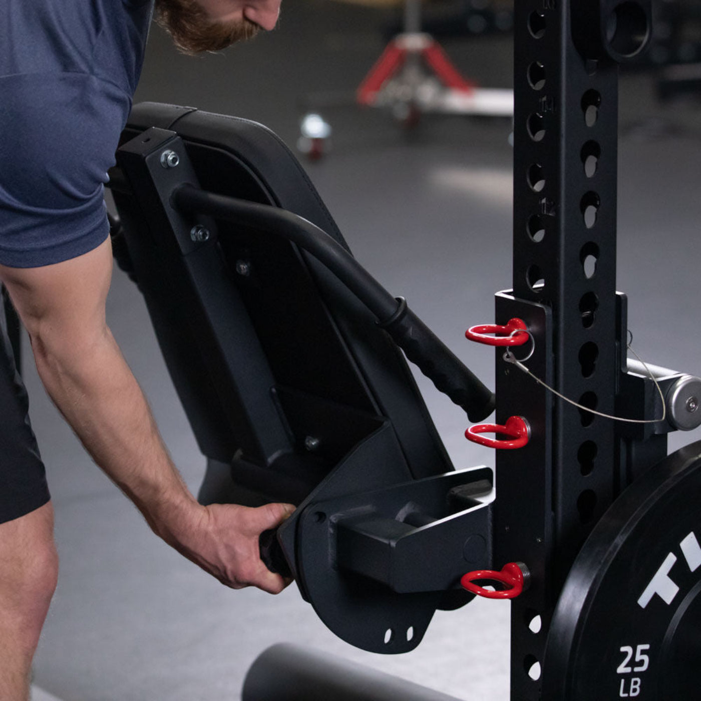 Titan fitness TITAN Series Rack Mounted Leg Curl and Extension - 401423