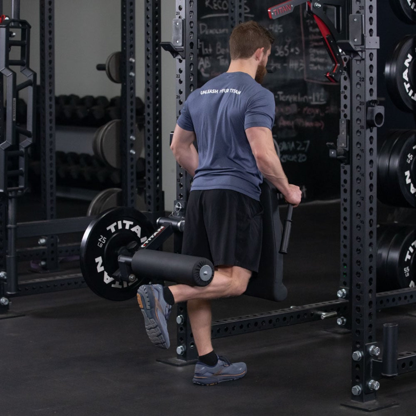 Titan fitness TITAN Series Rack Mounted Leg Curl and Extension - 401423