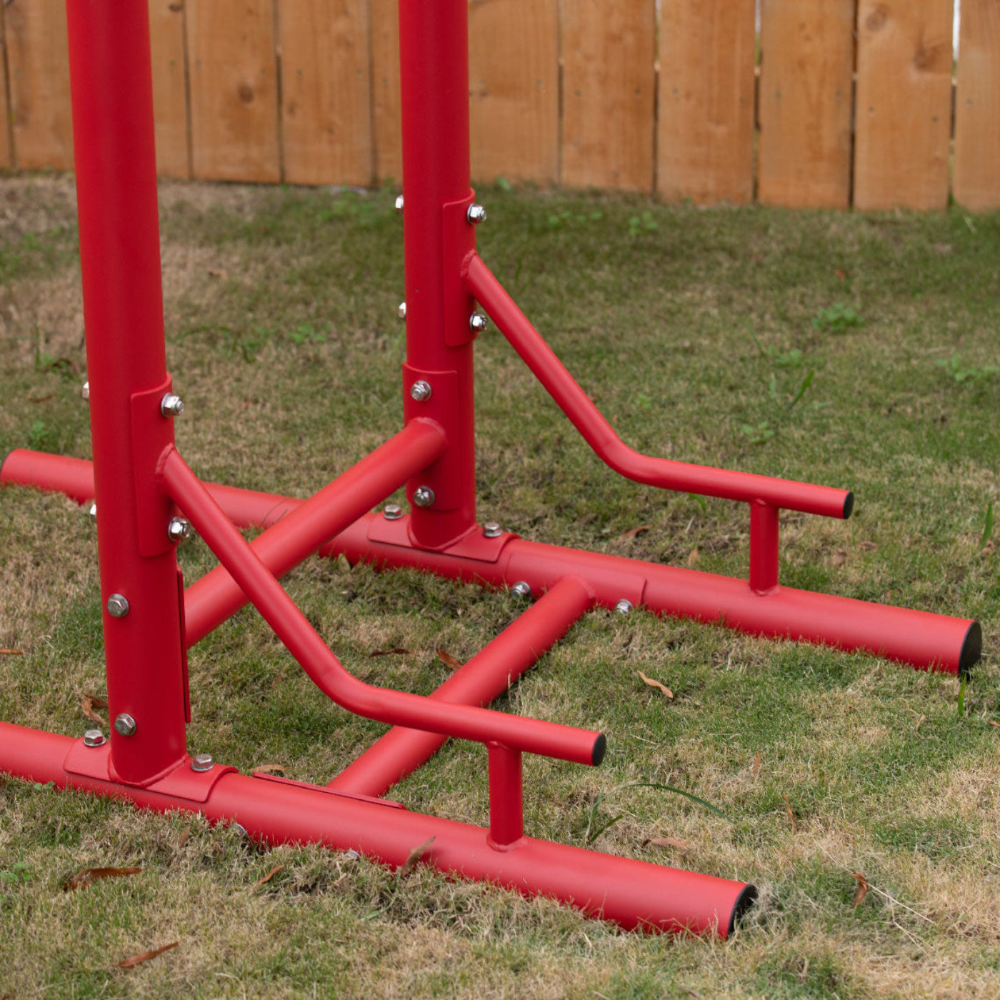 Titan fitness Red Outdoor Power Tower - 401478