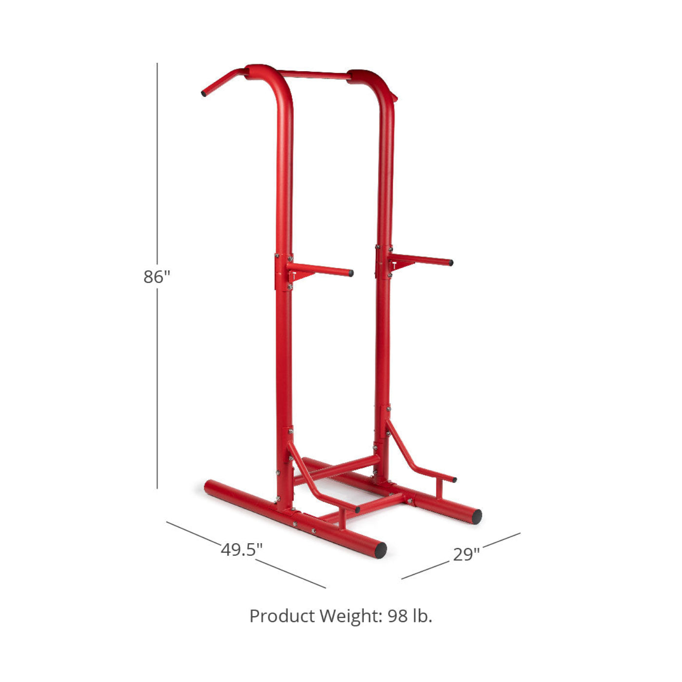 Titan fitness Red Outdoor Power Tower - 401478