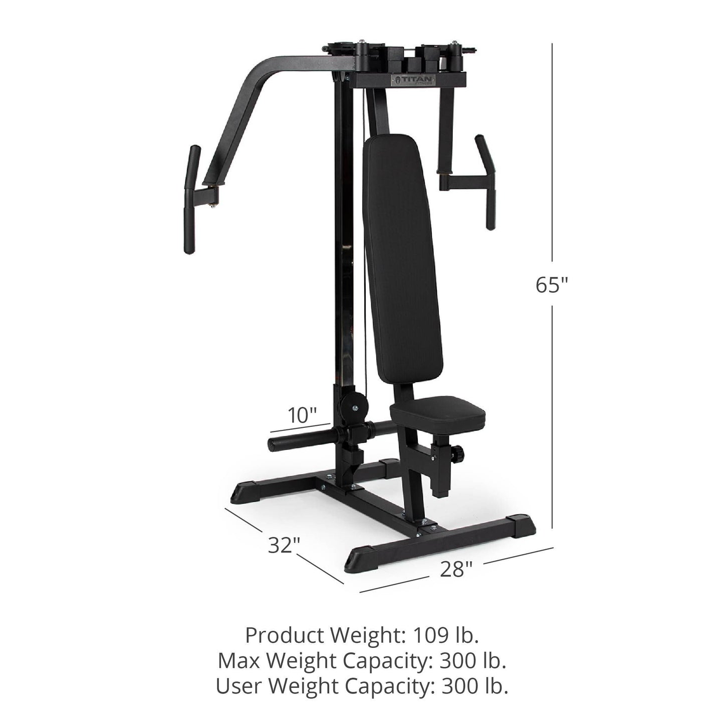 Titan fitness Plate-Loaded Fly Machine - 401494