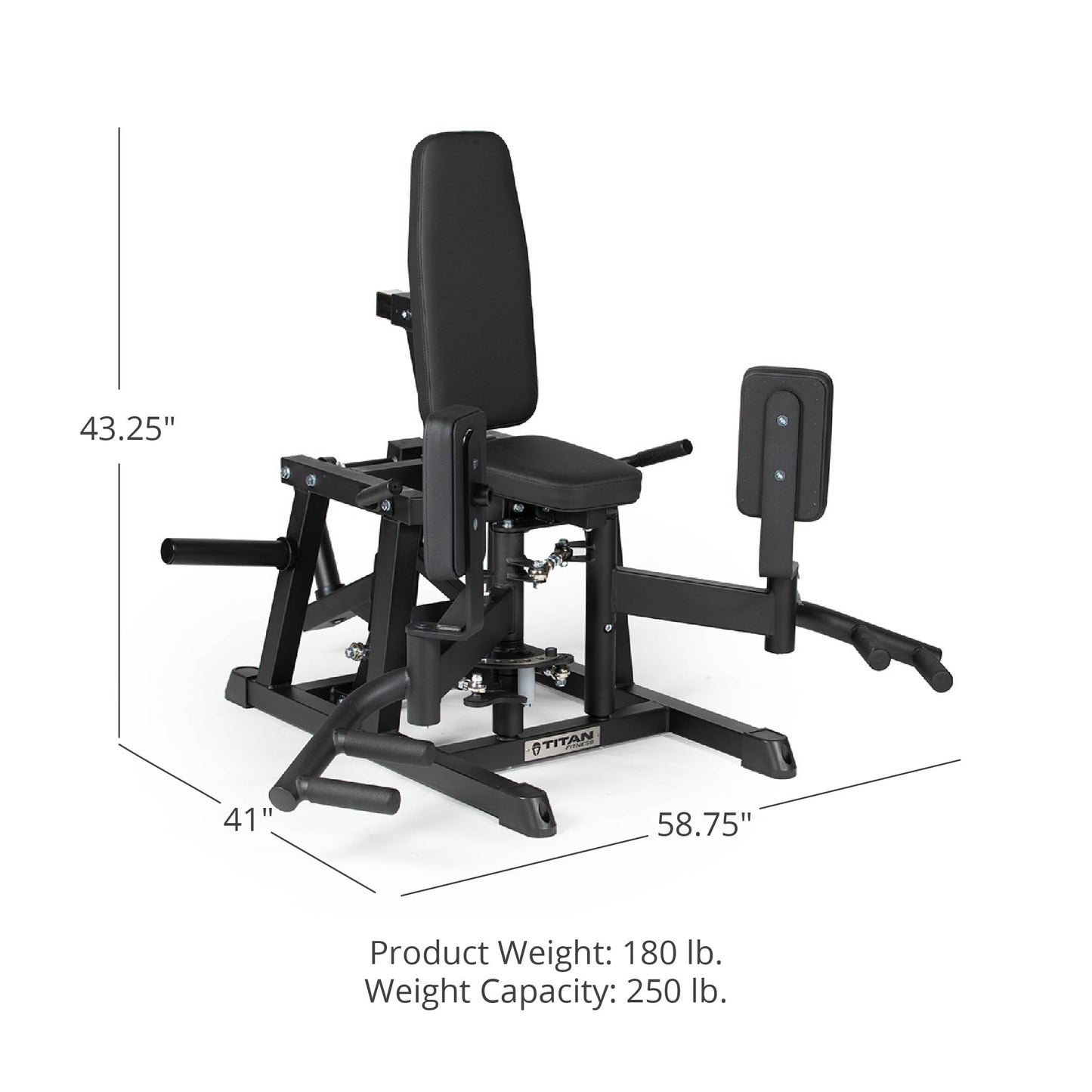 Titan fitness Plate-Loaded Hip Abductor And Adductor Exercise Machine - 401427