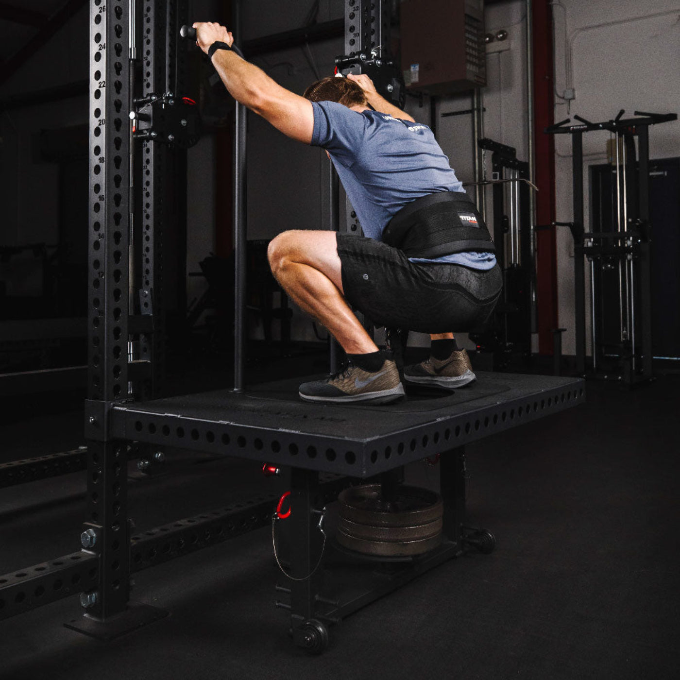 Titan fitness Rack Mounted SquatMax-MD Fits T-3, X-3, TITAN Series Racks - 401846