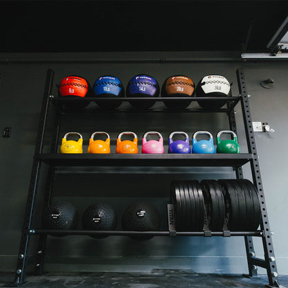 Titan fitness Elite Series Mass Storage System with Bumper Plate & Medicine Ball Shelves - 401934