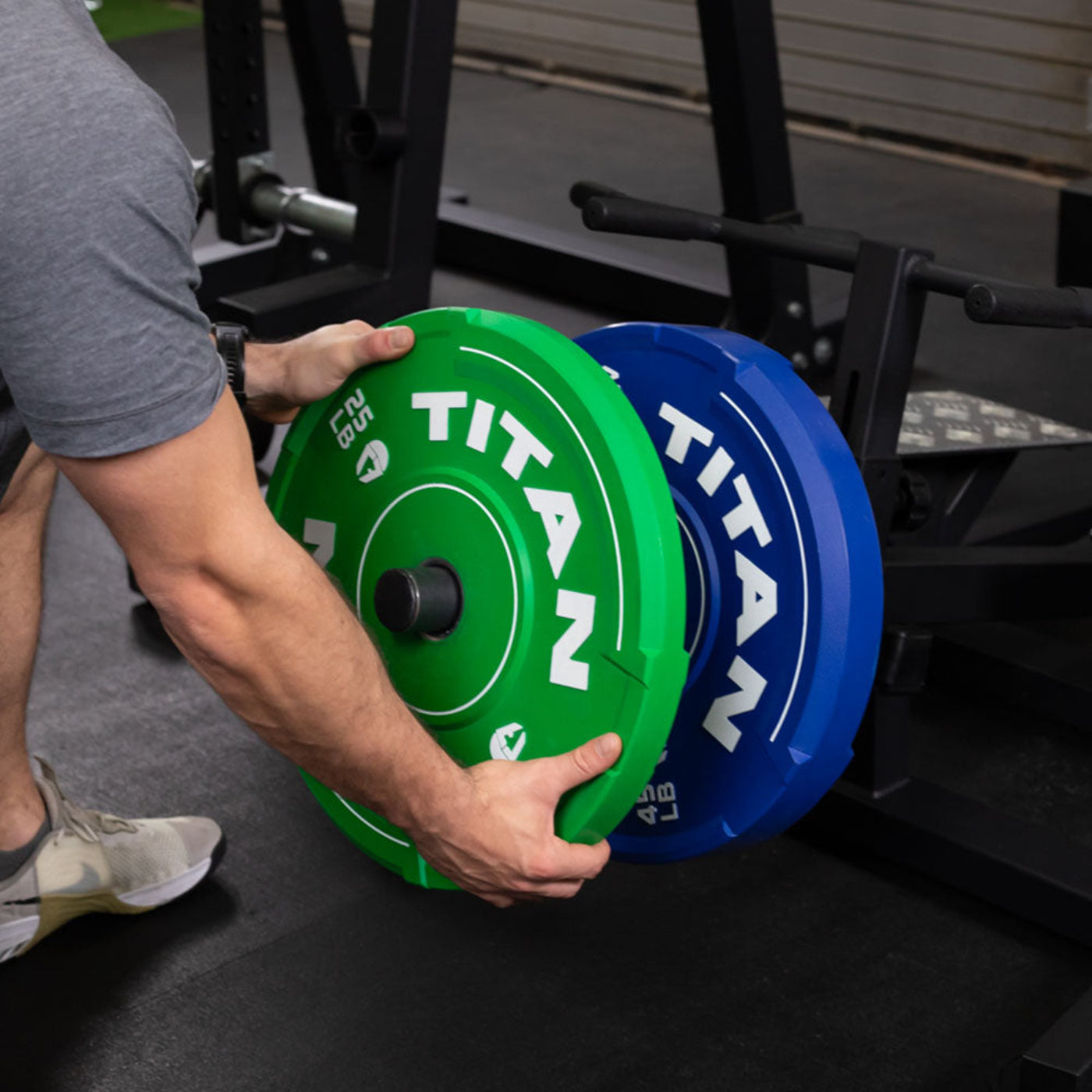Titan fitness Plate-Loaded Standing T-Bar Row Machine - 401901