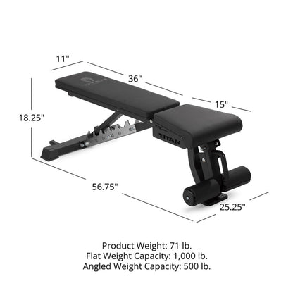 Titan fitness Elite Series Adjustable FID Bench - 401912