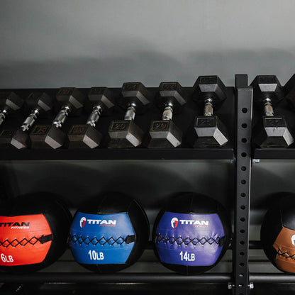 Titan fitness Elite Series Add-On Mass Storage System with Adjustable Shelves - 401966