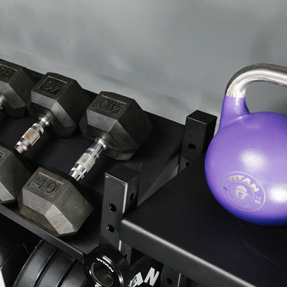 Titan fitness Elite Series Add-On Mass Storage System with Adjustable Shelves - 401966