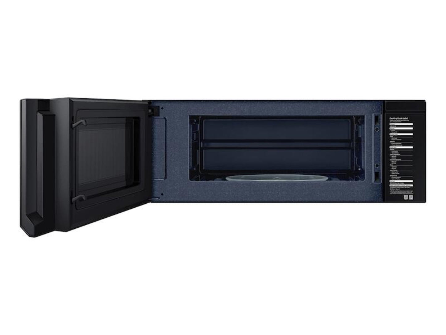 Samsung 1.1 CF SMART OTR WITH WIFI VOICE CONTROL AND SUPERIOR HOOD PERFORMANCE POWER BLACK STAINLESS STEEL - ME11A7710DG-KT