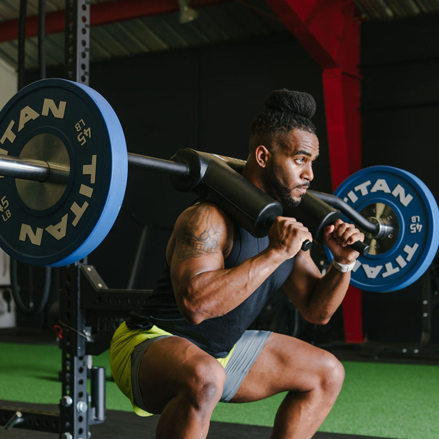 Titan fitness USA Made TITAN Series Safety Squat Bar - 430200