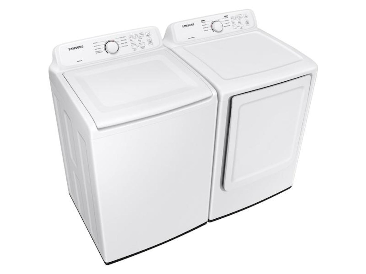 SAMSUNG 4.1 cu. ft. Capacity Top Load Washer with Soft-Close Lid and 8 Washing Cycles in White - WA41A3000AW-KT