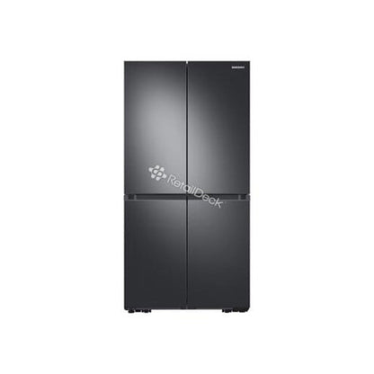 Samsung - RF29A9071SG - 29 cu. ft. Smart 4-Door Flex™ refrigerator featuring Family HubTM with Beverage Center and Dual Ice Maker with Ice Bites in Black Stainless Steel refrigerator featuring Family HubTM wit - RF29A9071SG-KT
