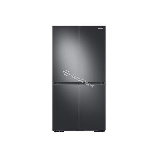 Samsung - RF29A9071SG - 29 cu. ft. Smart 4-Door Flex™ refrigerator featuring Family HubTM with Beverage Center and Dual Ice Maker with Ice Bites in Black Stainless Steel refrigerator featuring Family HubTM wit - RF29A9071SG-KT