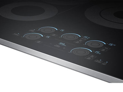 SAMSUNG&nbsp; 30" Smart Electric Cooktop with Sync Elements in Stainless Steel - NZ30K7570RS-KT
