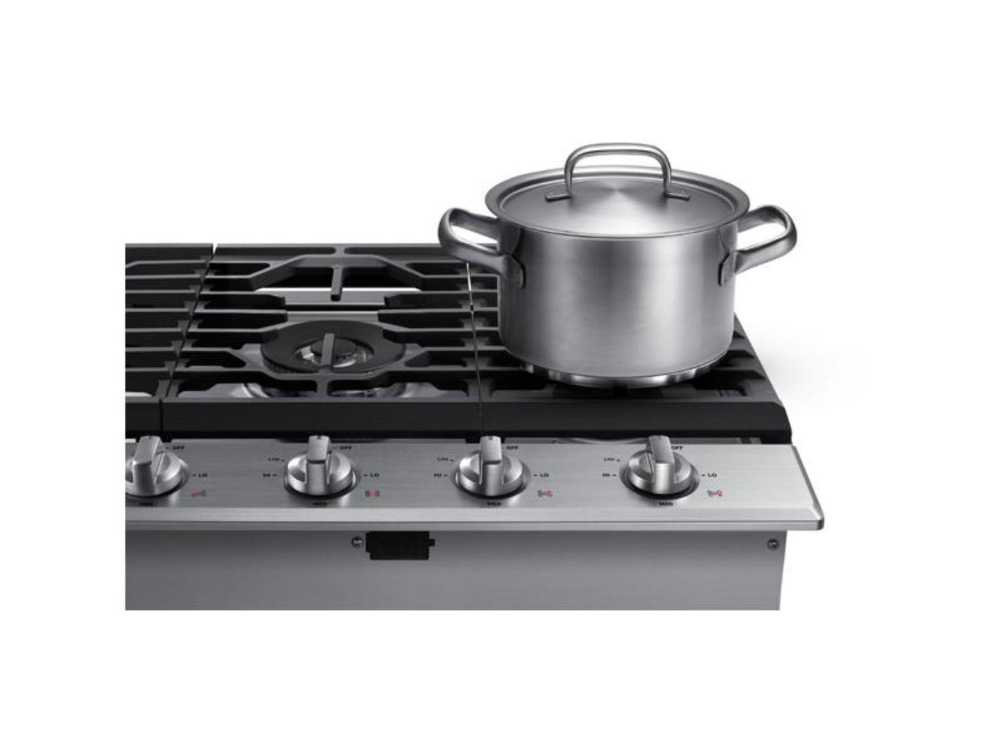 SAMSUNG NA30N6555TS 30" Smart Gas Cooktop with Illuminated Knobs in Stainless Steel - NA30N6555TS-KT
